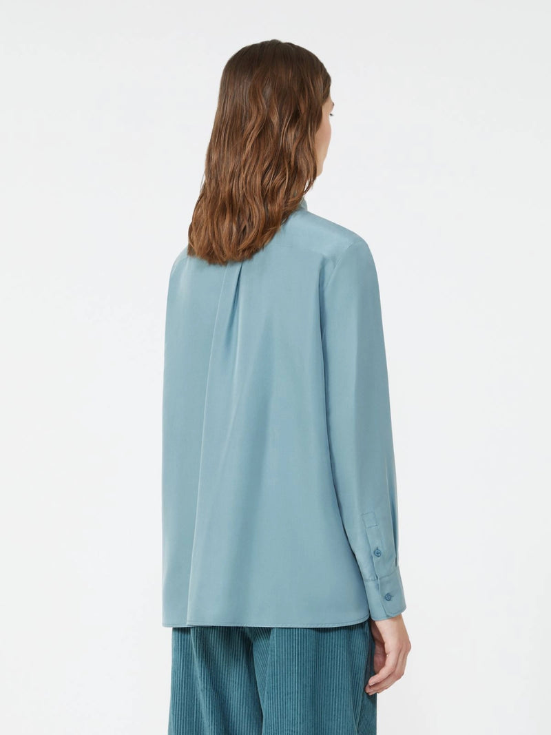 Camicia in seta lavata - AZZURRO WEEKEND MAXMARA