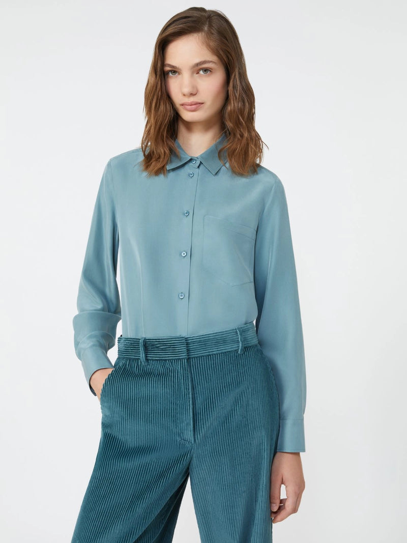 Camicia in seta lavata - AZZURRO WEEKEND MAXMARA
