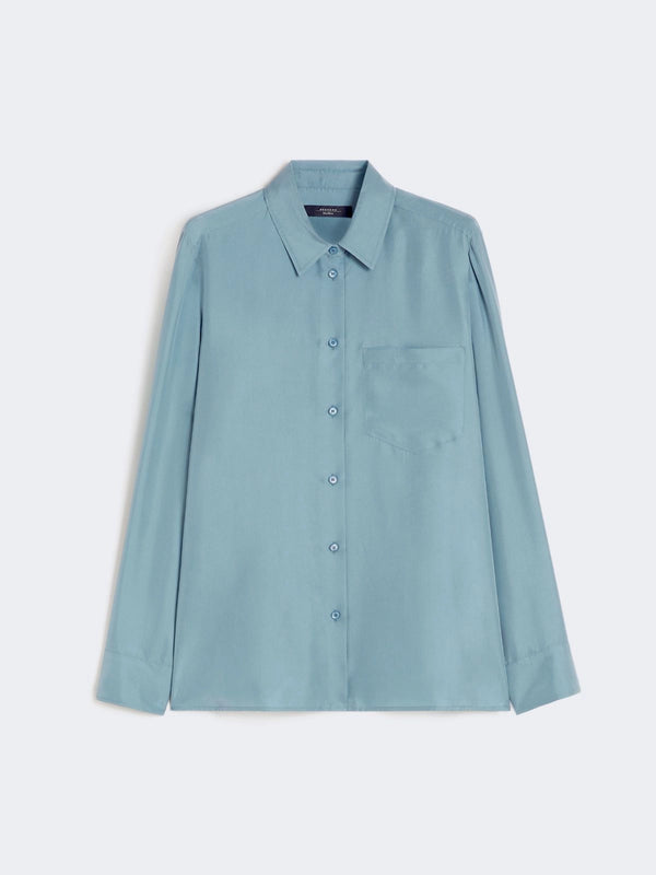 Camicia in seta lavata - AZZURRO WEEKEND MAXMARA