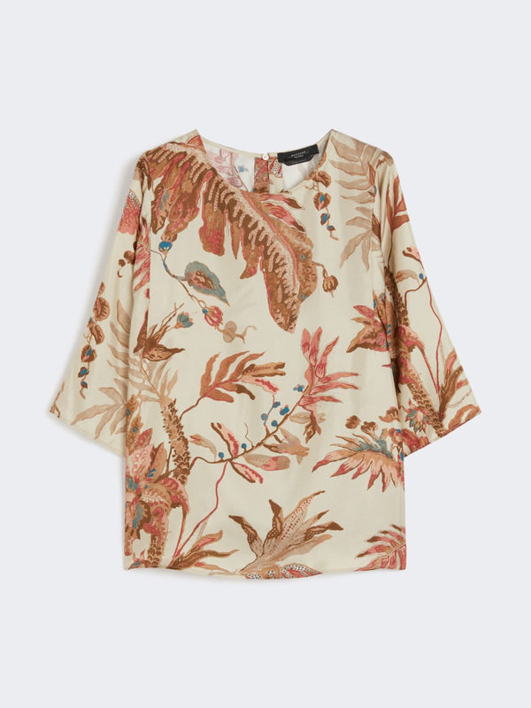 Blusa in twill di seta stampata WEEKEND MAXMARA