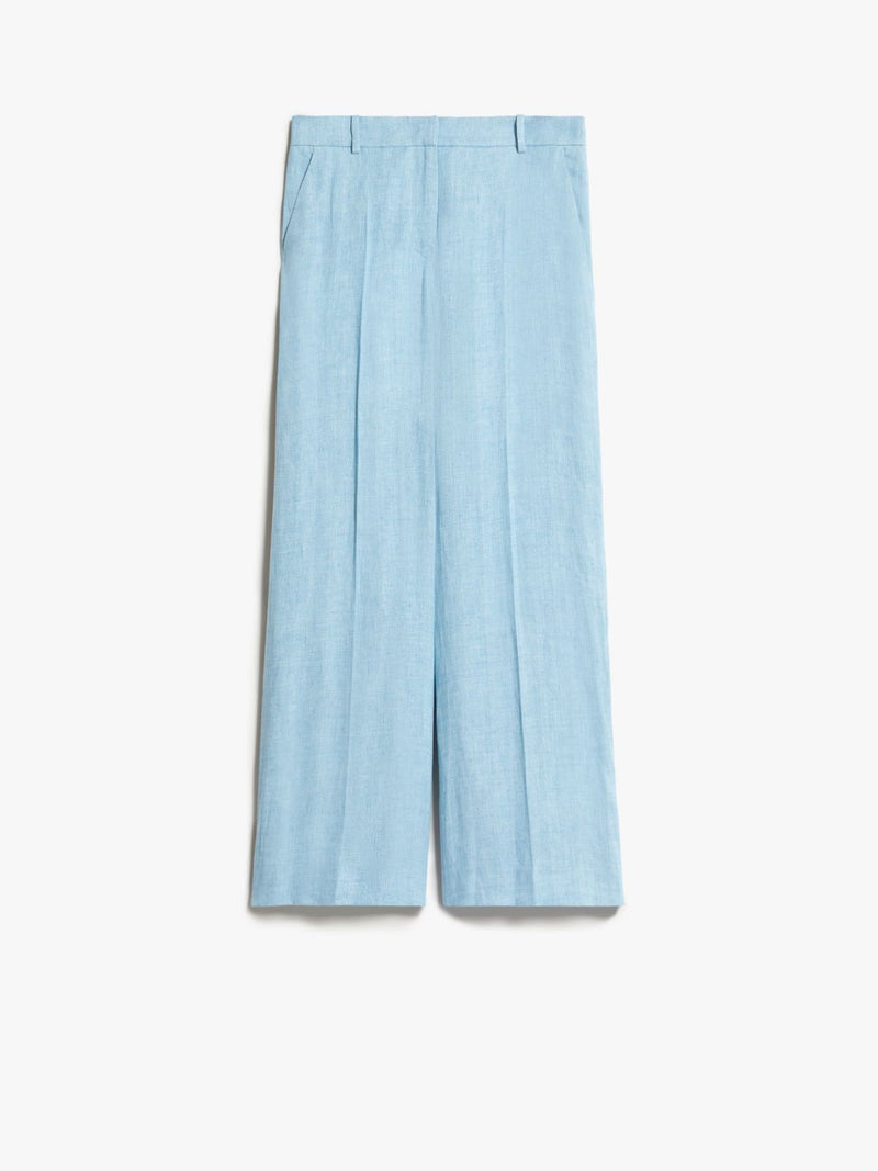 PANTALONE AMPIO IN LINO LAVATO weekend maxmara