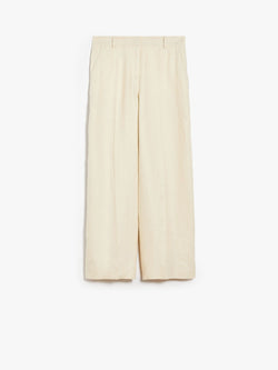 PANTALONE AMPIO IN LINO LAVATO weekend maxmara