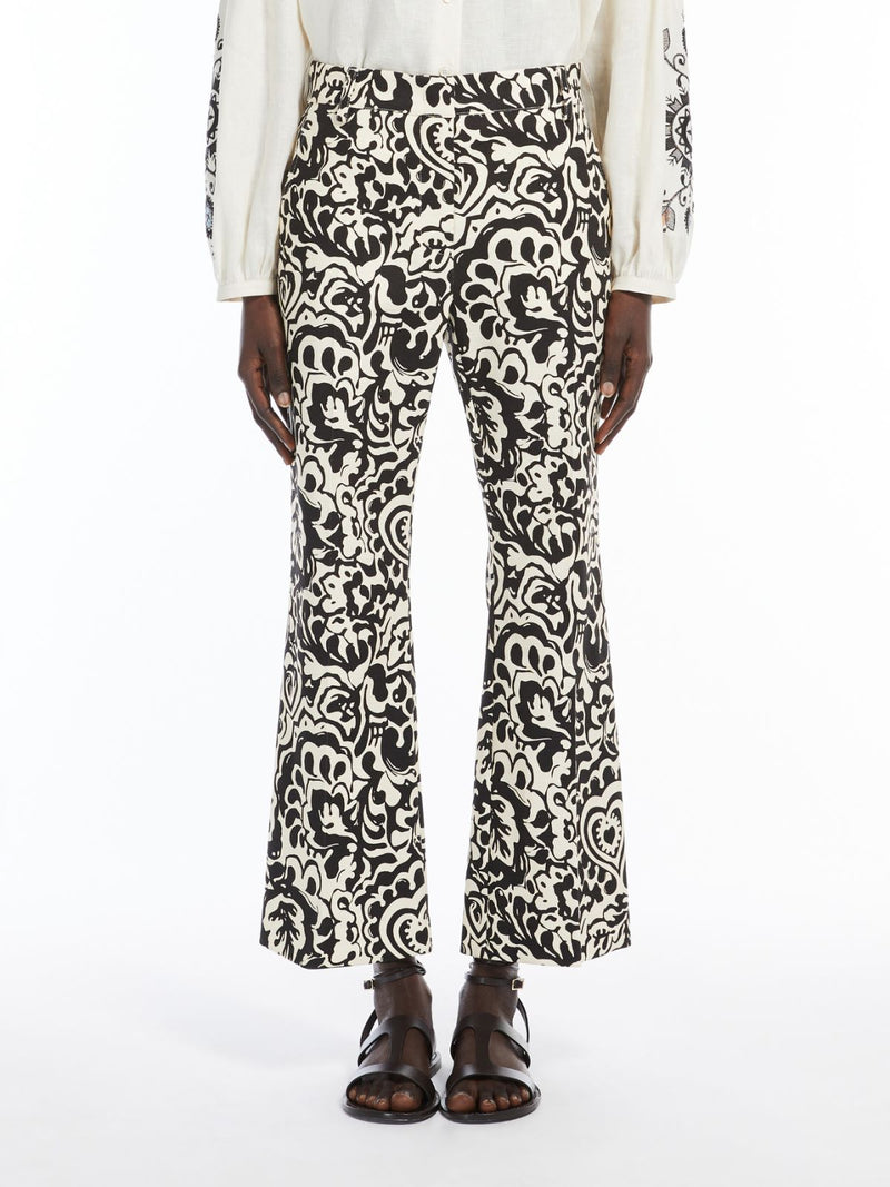 Pantalone in stuoia stampata WEEKEND MAXMARA