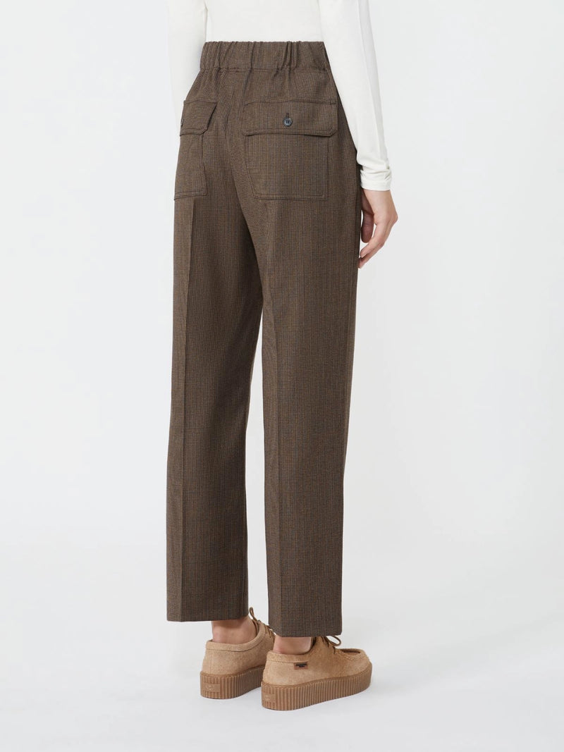 Pantalone in flanella di lana - CIOCCOLATO WEEKEND MAXMARA