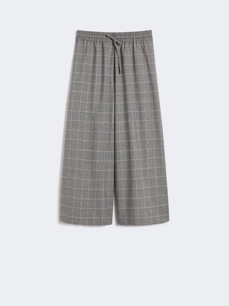 Pantalone in lana Principe di Galles - GRIGIO MEDIO WEEKEND MAXMARA