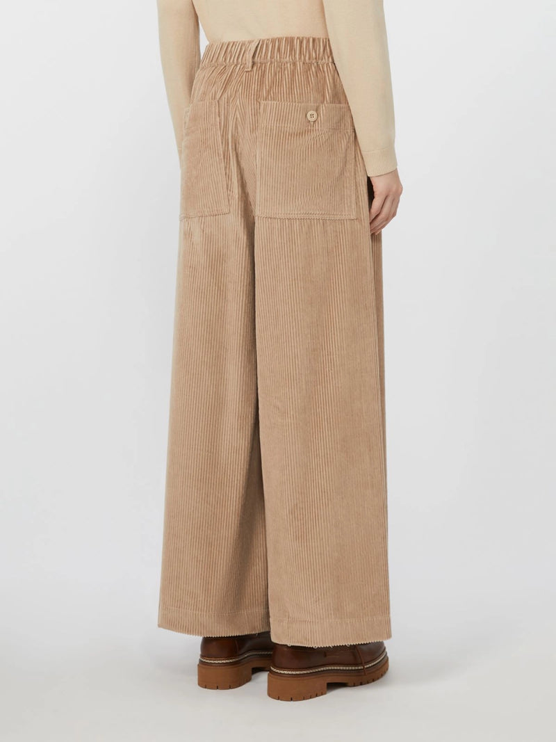 Pantalone crop in velluto di cotone - SABBIA WEEKEND MAXMARA