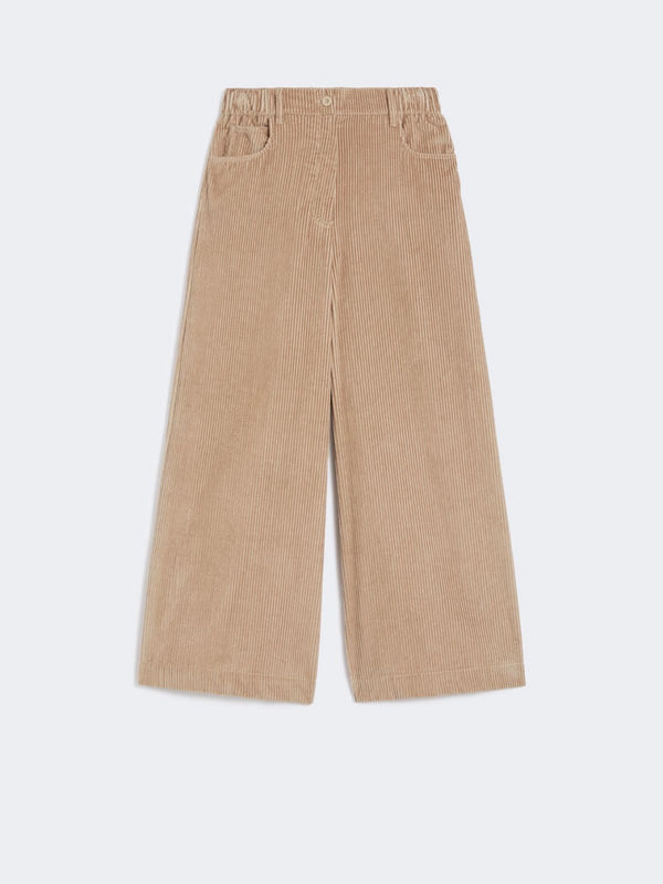 Pantalone crop in velluto di cotone - SABBIA WEEKEND MAXMARA