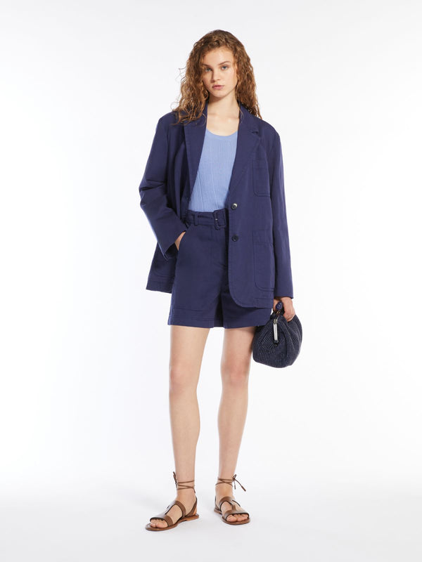 Bermuda in cotone e lino WEEKEND MAXMARA