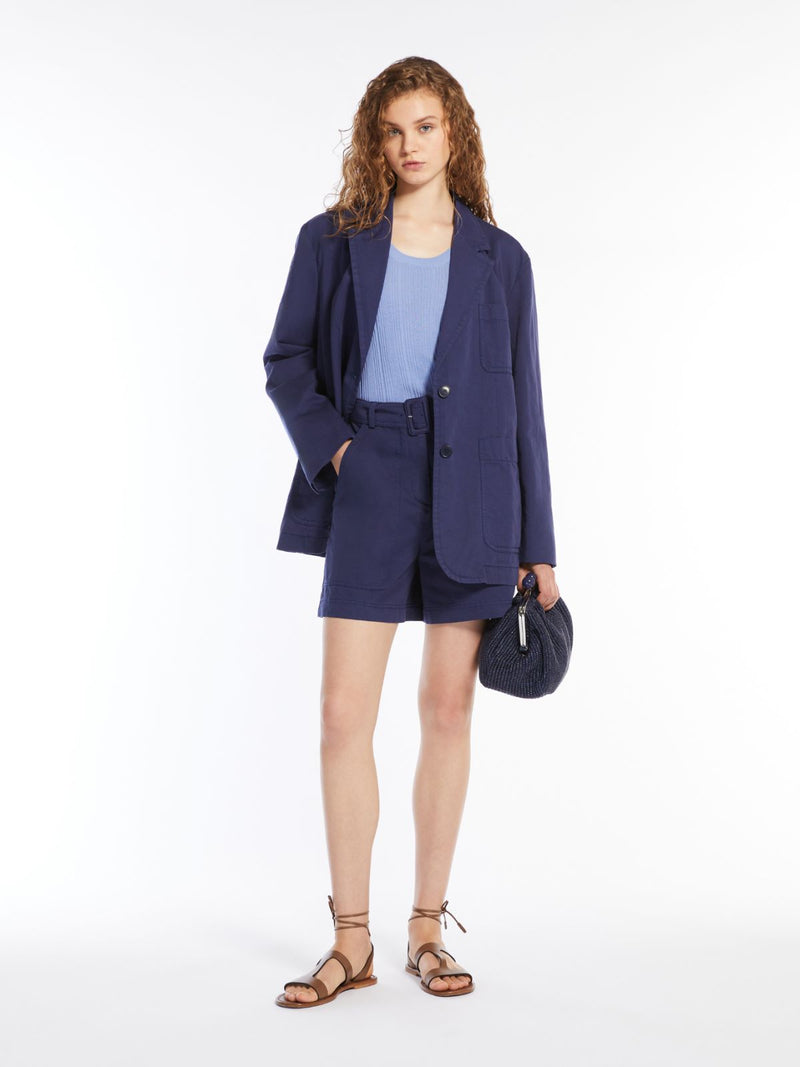 Bermuda in cotone e lino WEEKEND MAXMARA