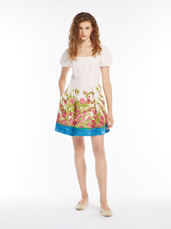 Minidress in tela di cotone e lino WEEKEND MAXMARA