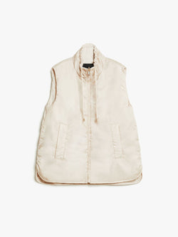 GILET REVERSIBILE IN TELA ANTIGOCCIA weekend maxmara