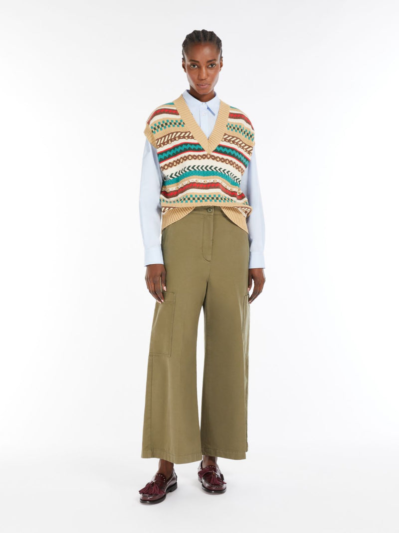 Pantalone in canvas di cotone  WEEKEND MAXMARA