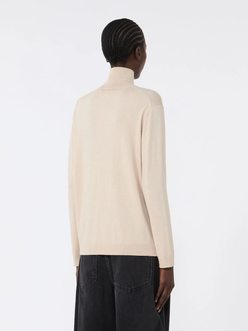 Dolcevita in filato di seta e lana - BEIGE WEEKEND MAXMARA