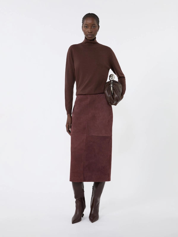 Dolcevita in filato di seta e lana - CIOCCOLATO WEEKEND MAXMARA