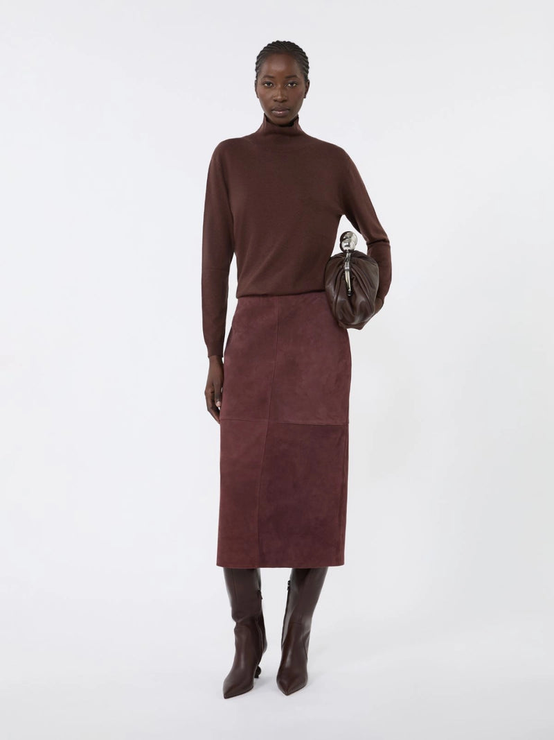 Dolcevita in filato di seta e lana - CIOCCOLATO WEEKEND MAXMARA