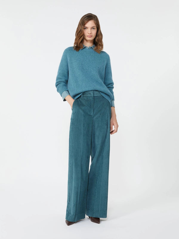 Maglia in filato di mohair - PETROLIO WEEKEND MAXMARA
