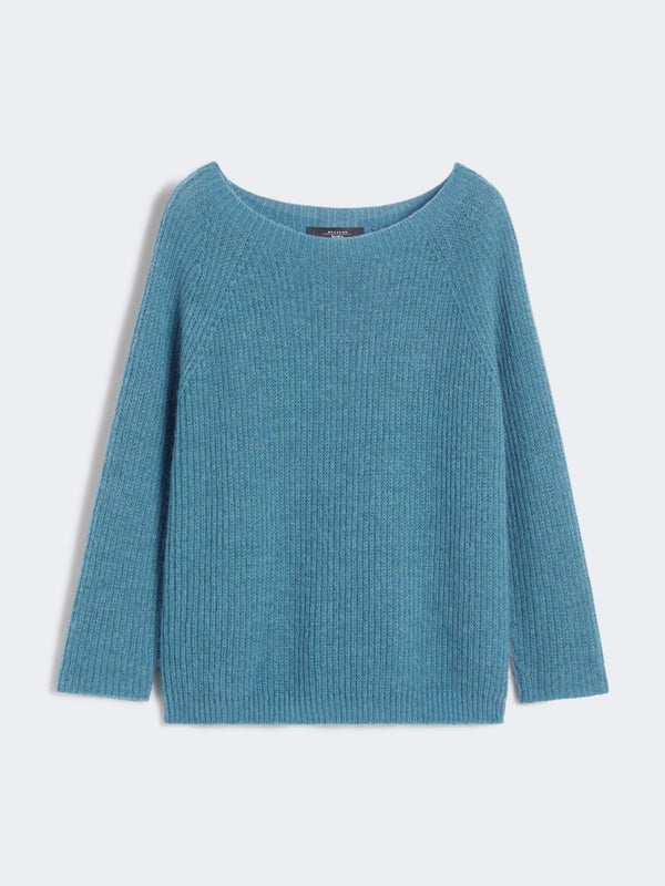 Maglia in filato di mohair - PETROLIO WEEKEND MAXMARA