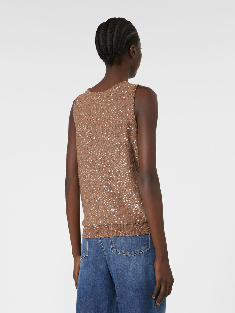 Top in maglia con paillette WEEKEND MAXMARA (Copia)