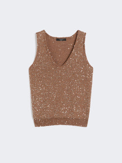 Top in maglia con paillette WEEKEND MAXMARA (Copia)