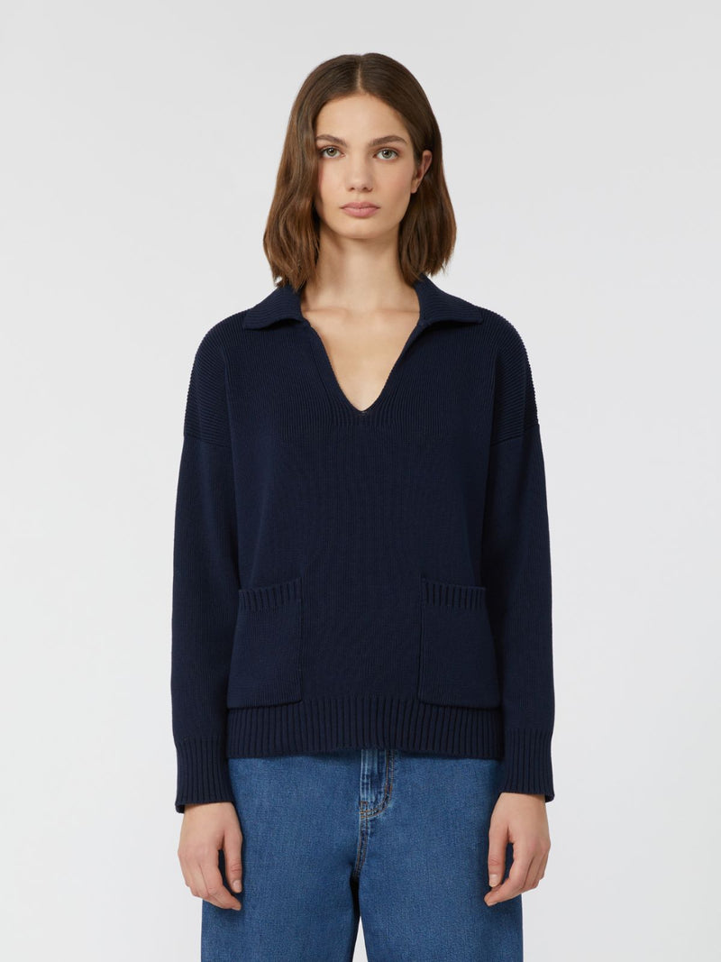 Maglia polo in filato di cotone WEEKEND MAXMARA