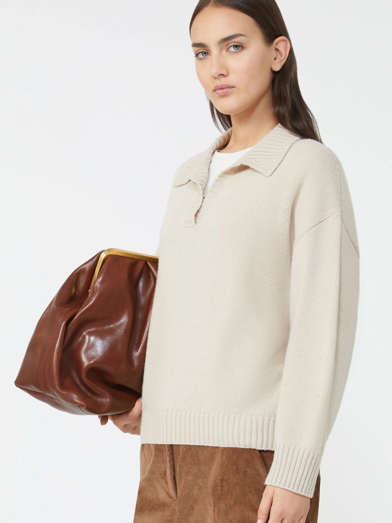 Polo in filato di lana - BEIGE WEEKEND MAXMARA
