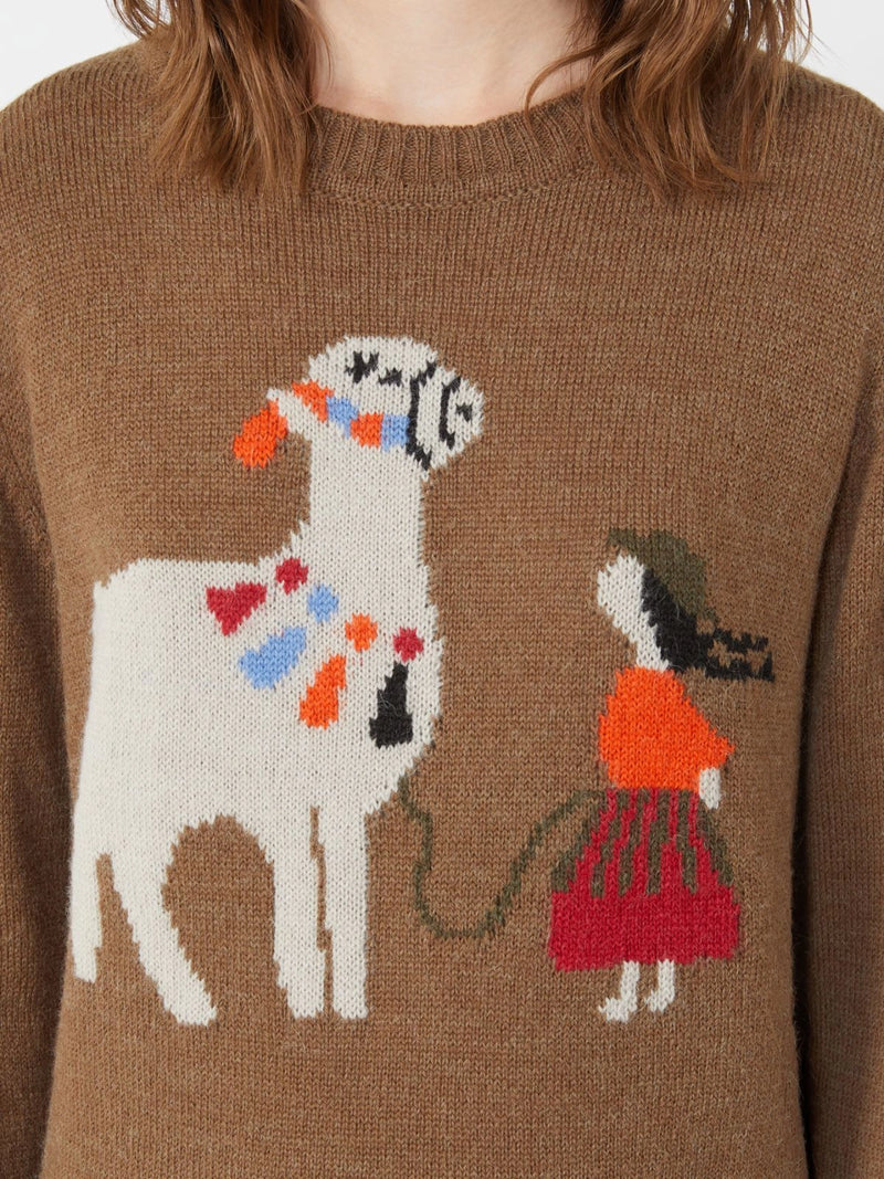 Maglia in alpaca e lana - NOCCIOLA WEEKEND MAXMARA