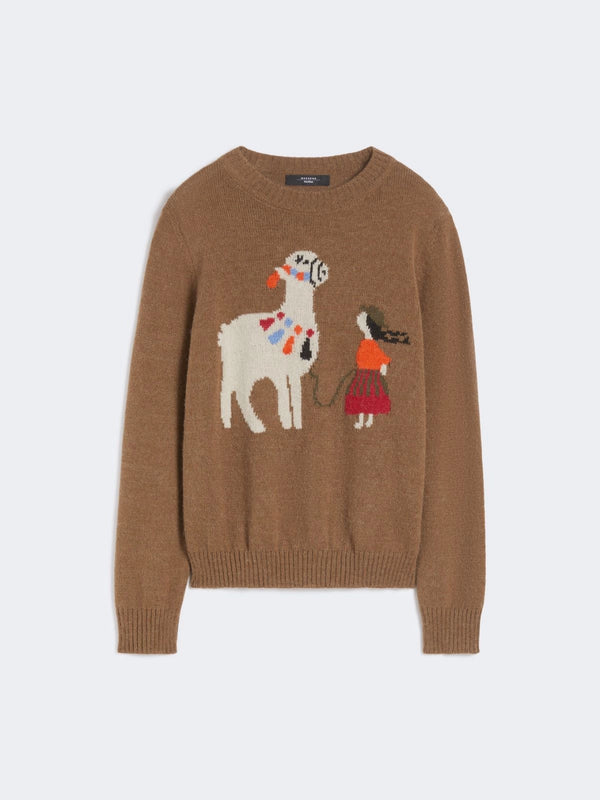 Maglia in alpaca e lana - NOCCIOLA WEEKEND MAXMARA