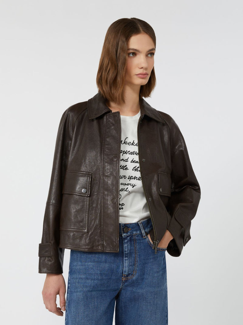 Giacca a camicia in nappa WEEKEND MAXMARA