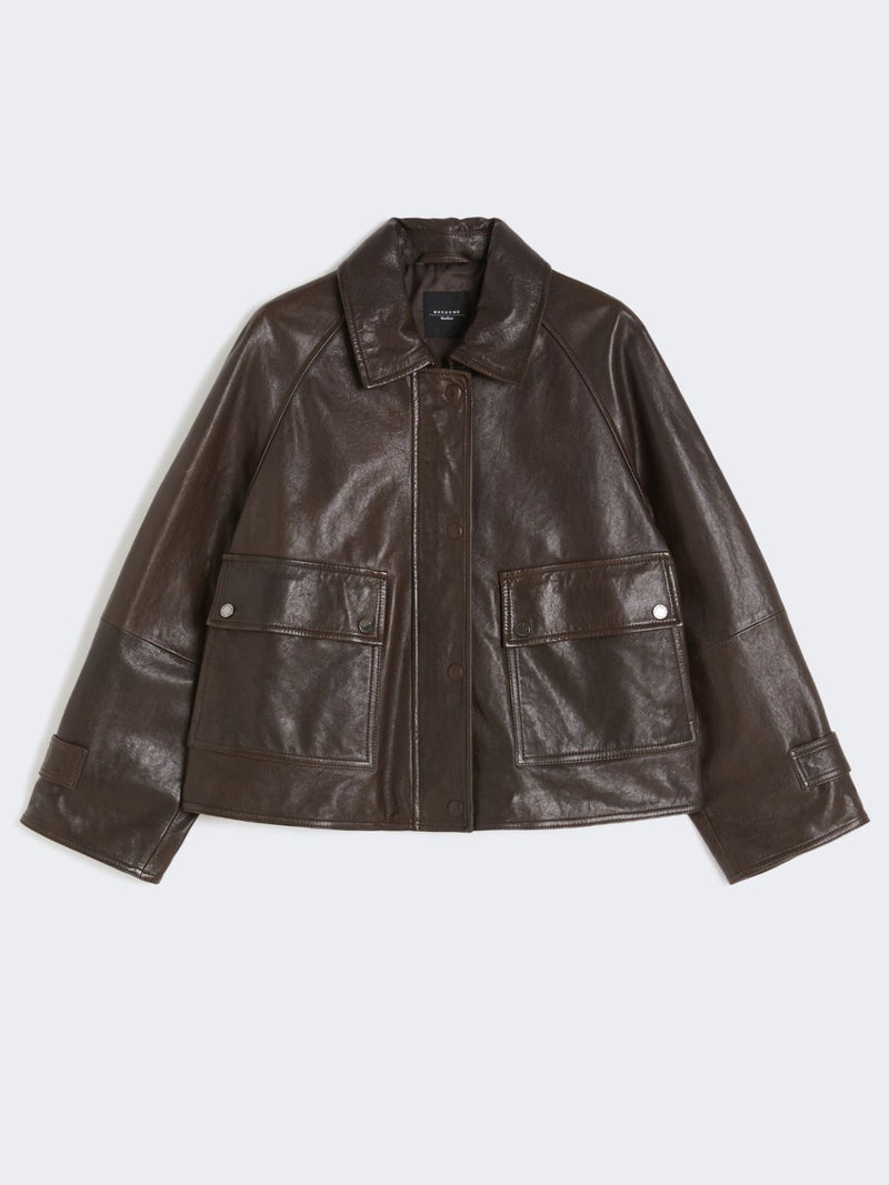 Giacca a camicia in nappa WEEKEND MAXMARA