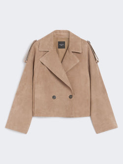 Trench corto in suede WEEKEND MAXMARA