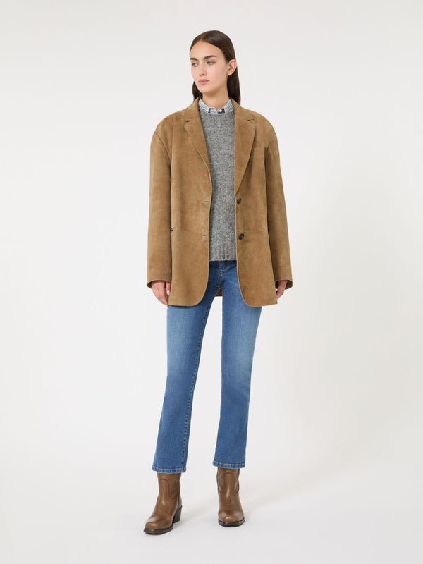 Blazer over in suede WEEKEND MAXMARA
