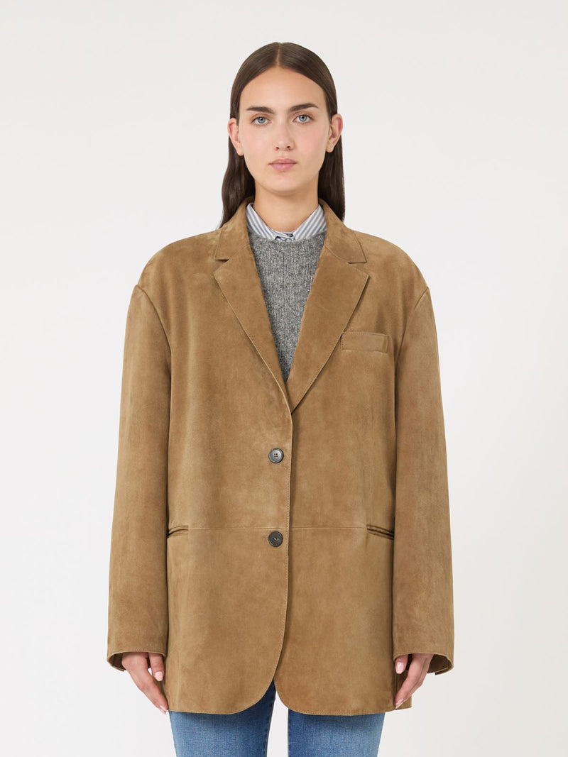 Blazer over in suede WEEKEND MAXMARA