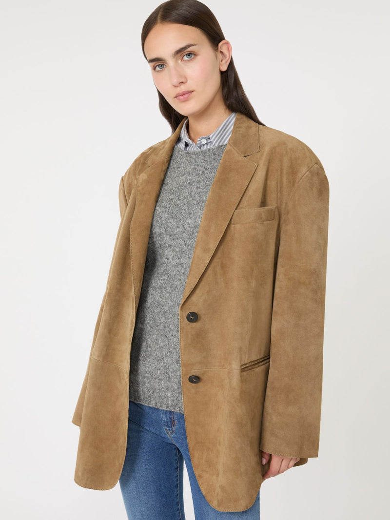 Blazer over in suede WEEKEND MAXMARA