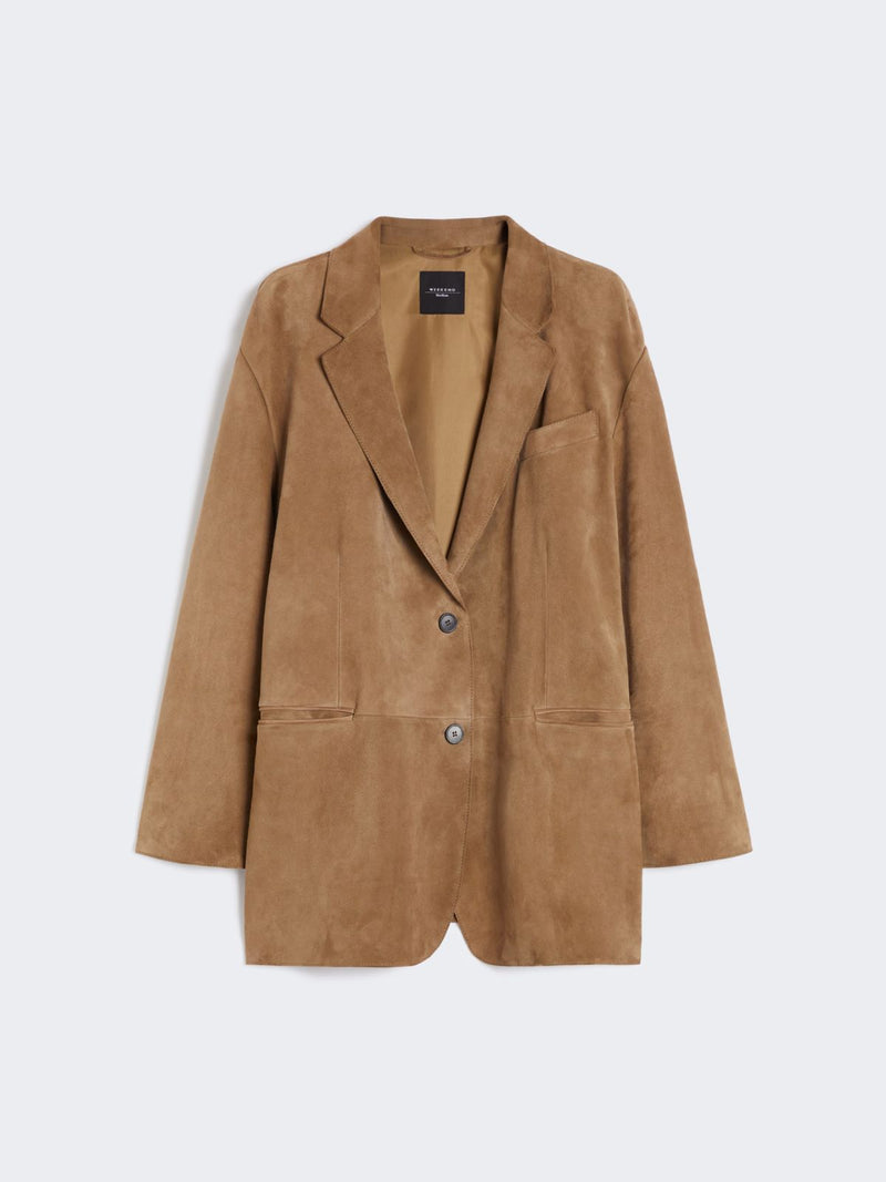 Blazer over in suede WEEKEND MAXMARA
