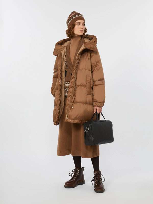 Parka reversibile in tela antigoccia - NOCCIOLA WEEKEND MAXMARA