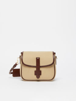 Borsa a tracolla in canvas e pelle WEEKEND MAXMARA