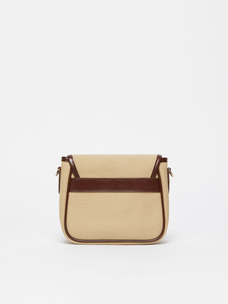 Borsa a tracolla in canvas e pelle WEEKEND MAXMARA