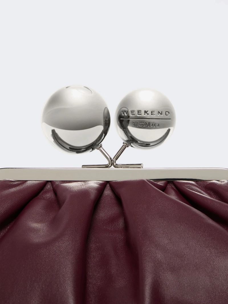 Pasticcino Bag medium in nappa lucida - ROSSO VIOLA WEEKEND MAXMARA