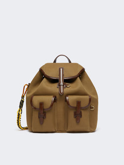 Zaino in cotone e pelle WEEKEND MAXMARA