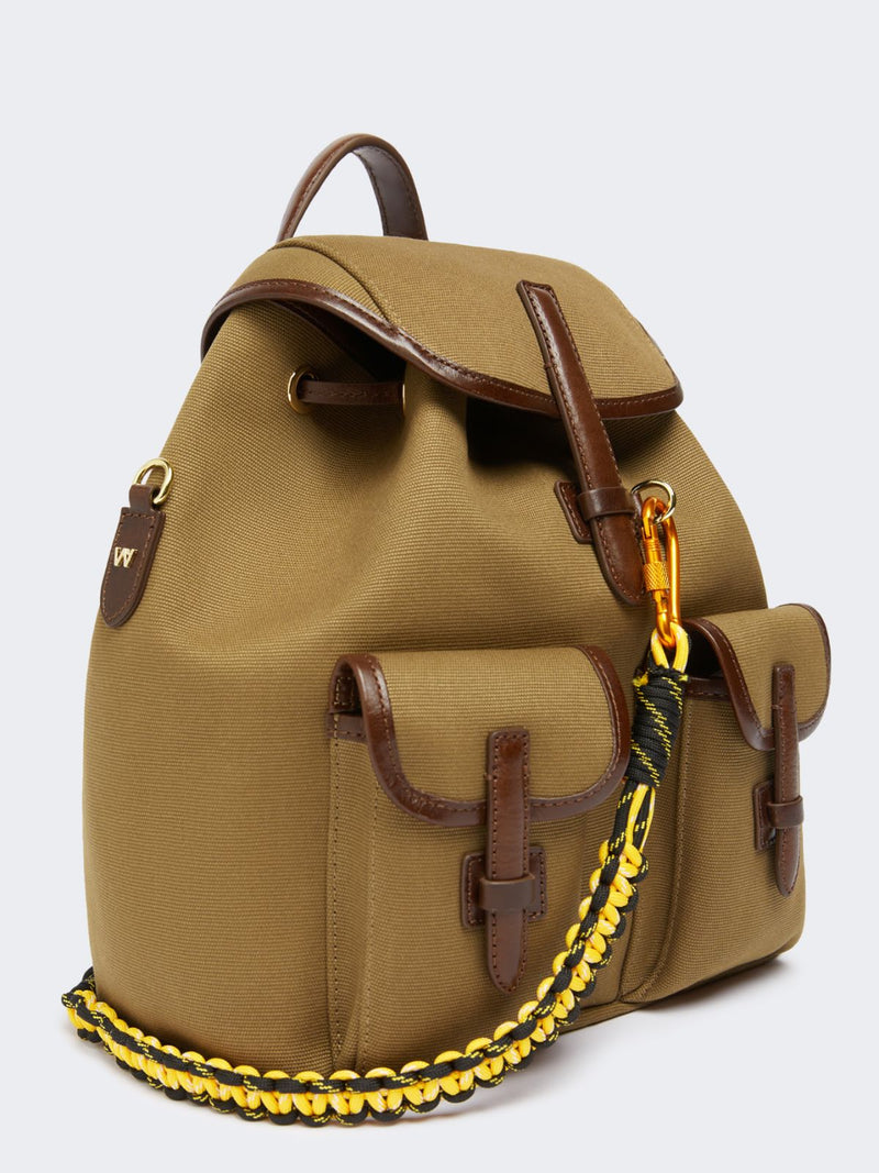 Zaino in cotone e pelle WEEKEND MAXMARA