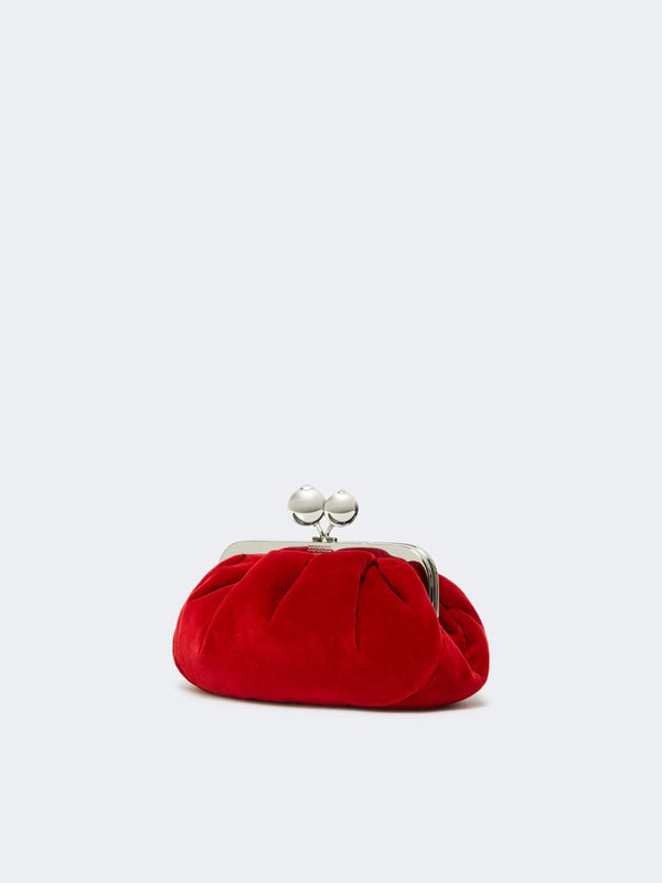 Small cotton velvet Pasticcino Bag - ROSSO WEEKEND MAXMARA