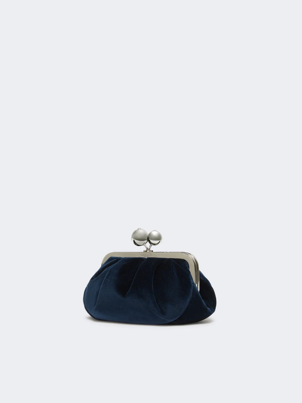 Small cotton velvet Pasticcino Bag - BLU MARINO WEEKEND MAXMARA