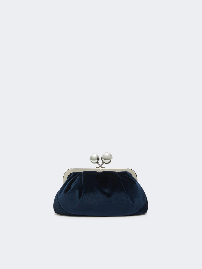 Small cotton velvet Pasticcino Bag - BLU MARINO WEEKEND MAXMARA