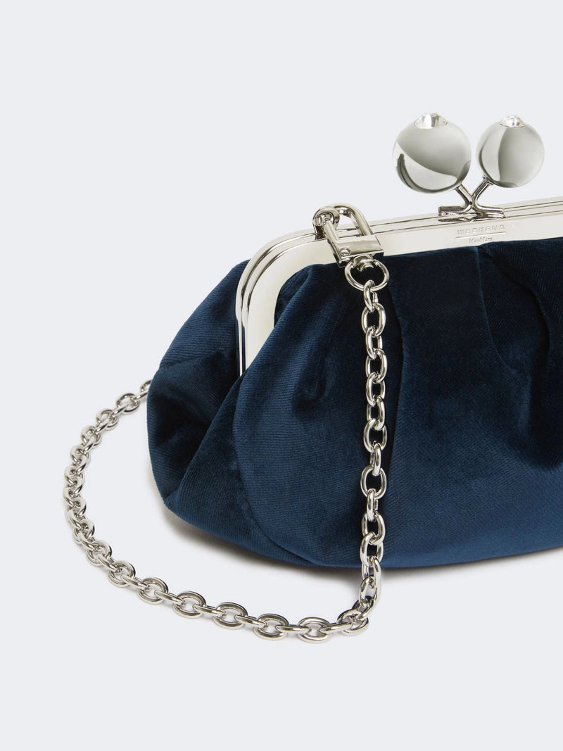 Small cotton velvet Pasticcino Bag - BLU MARINO WEEKEND MAXMARA