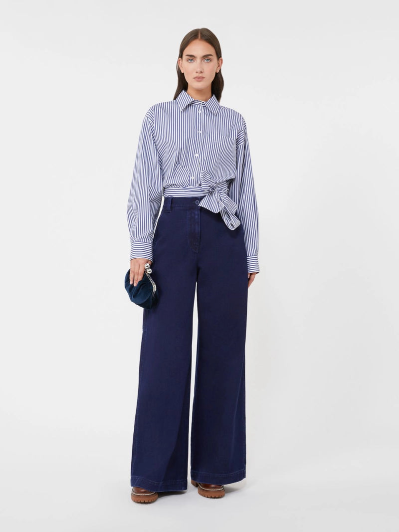 Small cotton velvet Pasticcino Bag - BLU MARINO WEEKEND MAXMARA