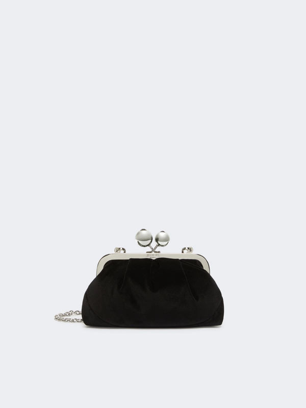 Small cotton velvet Pasticcino Bag - NERO WEEKEND MAXMARA