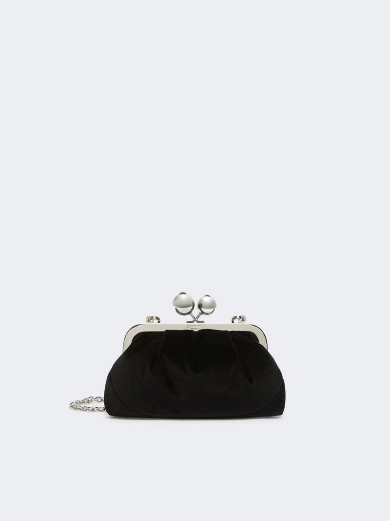 Small cotton velvet Pasticcino Bag - NERO WEEKEND MAXMARA