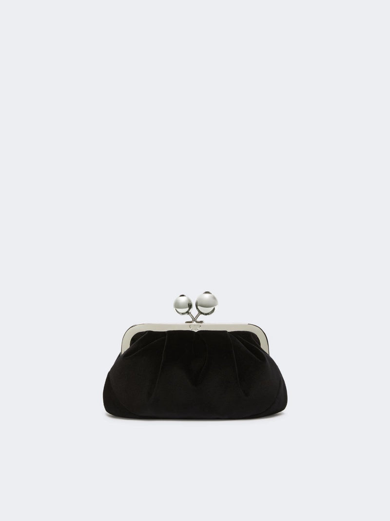 Small cotton velvet Pasticcino Bag - NERO WEEKEND MAXMARA