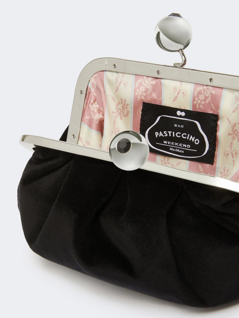 Small cotton velvet Pasticcino Bag - NERO WEEKEND MAXMARA