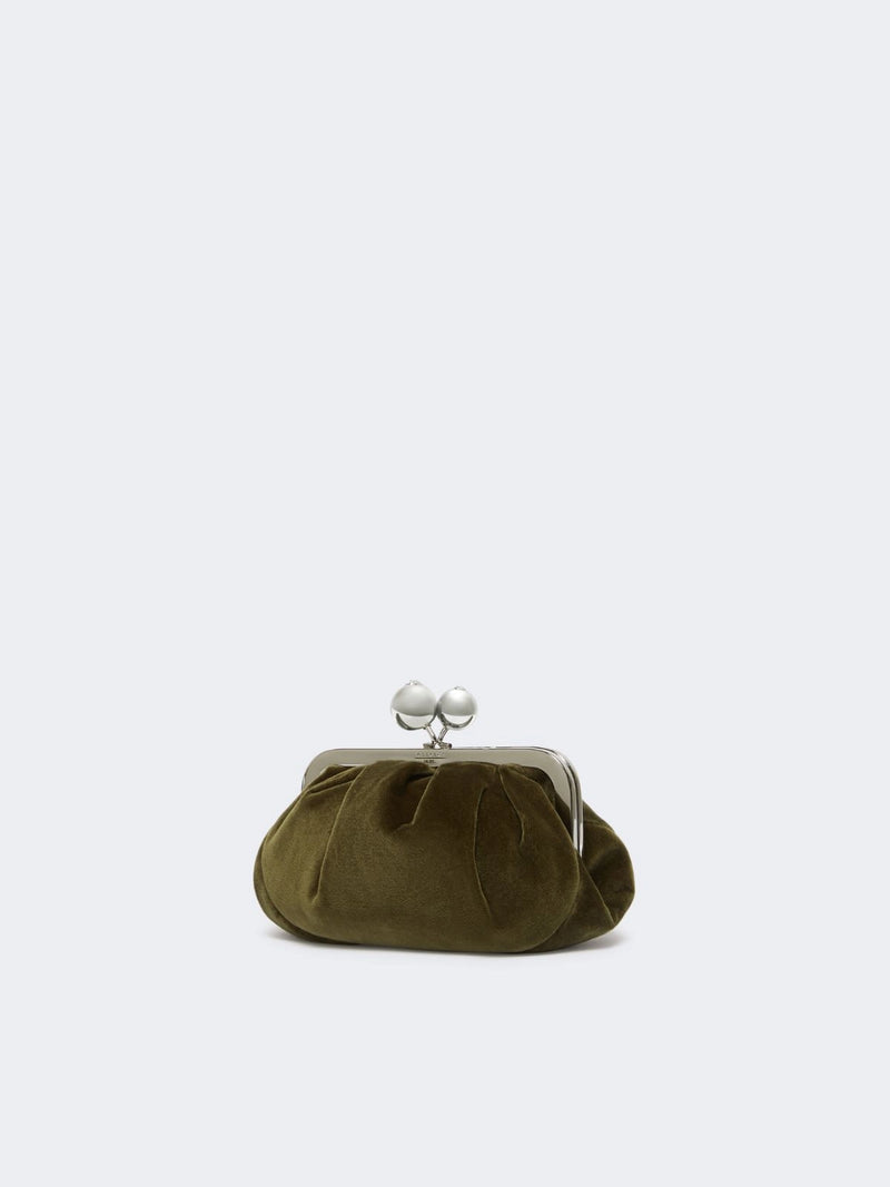 Small cotton velvet Pasticcino Bag - VERDE KAKI WEEKEND MAXMARA